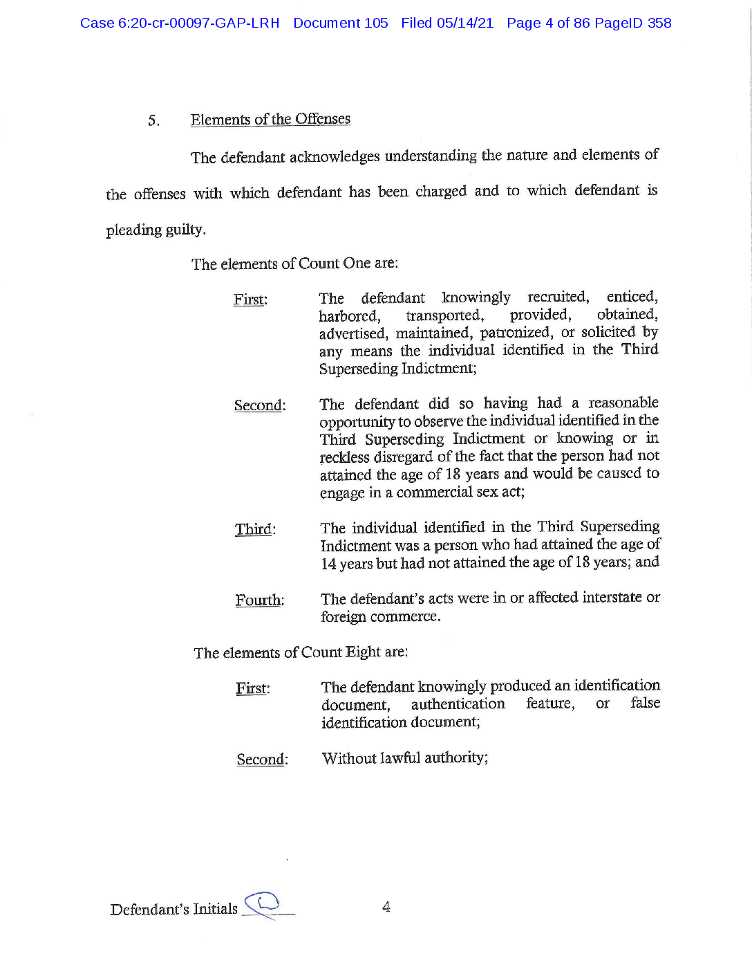 Read the Document Plea Deal for Joel Greenberg The New York Times