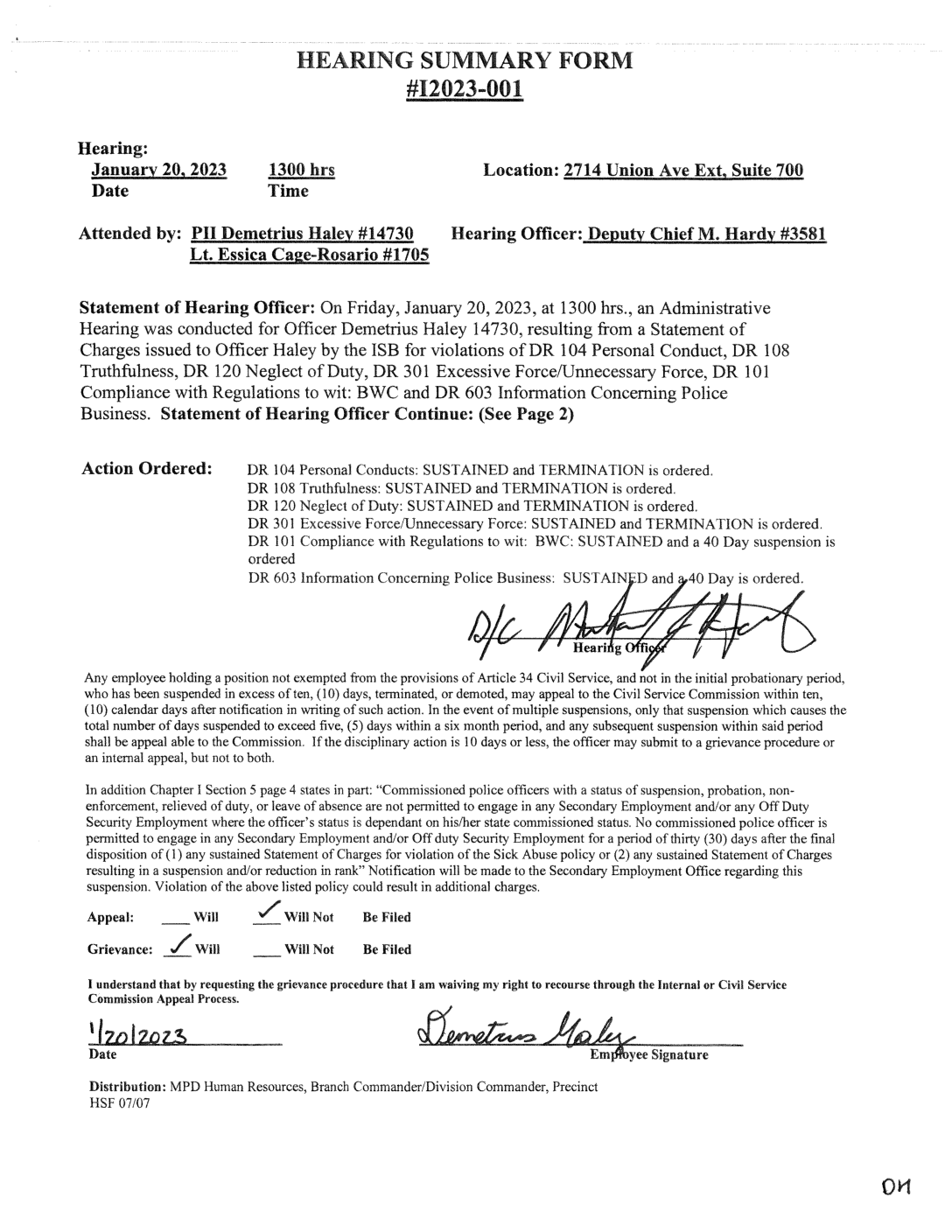 Read the Decertification Documents The New York Times