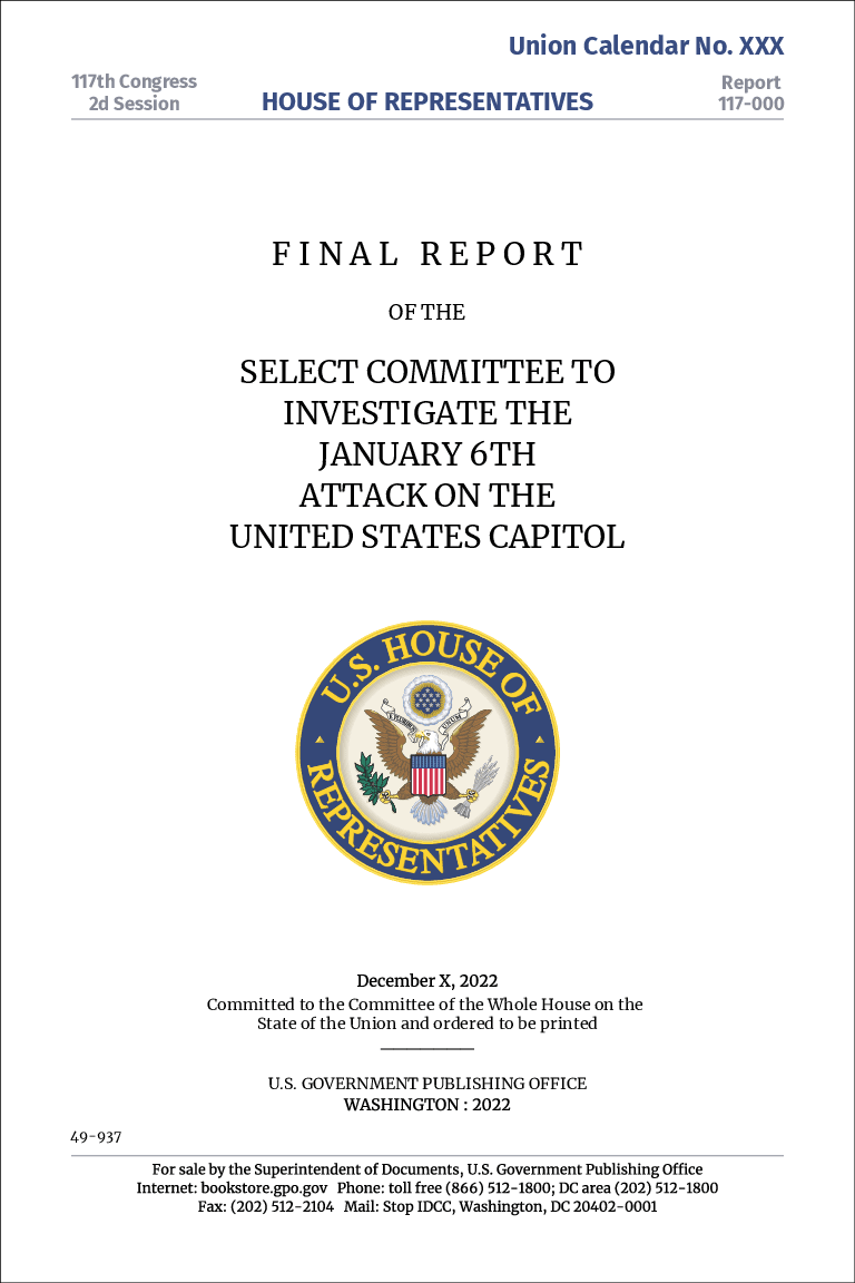 Final Report From the Jan. 6 Committee The New York Times