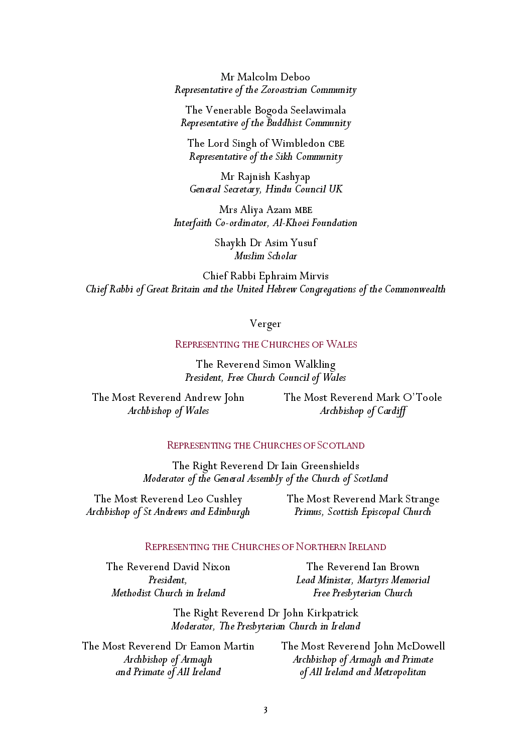 Read the Order of Service for Queen Elizabeth II’s State Funeral The New York Times