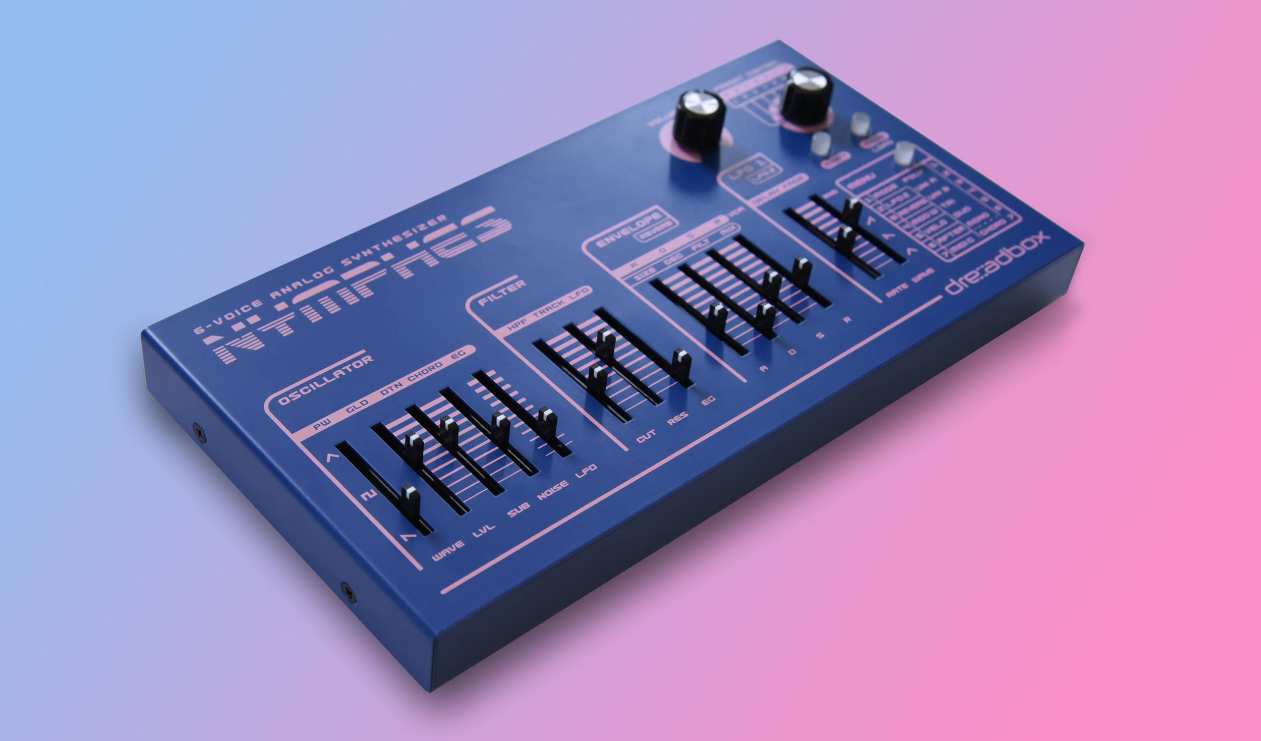 Nymphes is the new sixvoice analog synth from Dreadbox intaresu