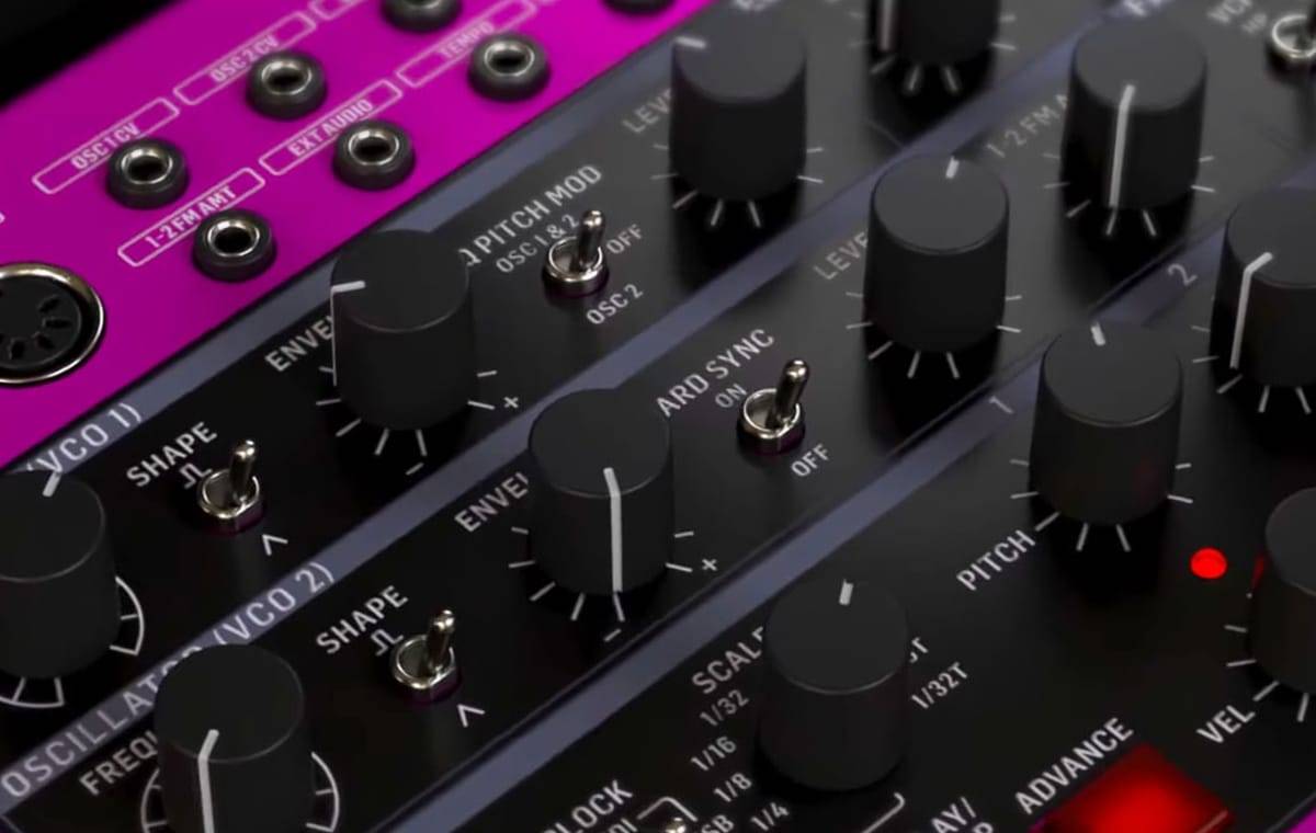 Behringer's Edge semimodular percussion synth competes with the Moog DFAM intaresu