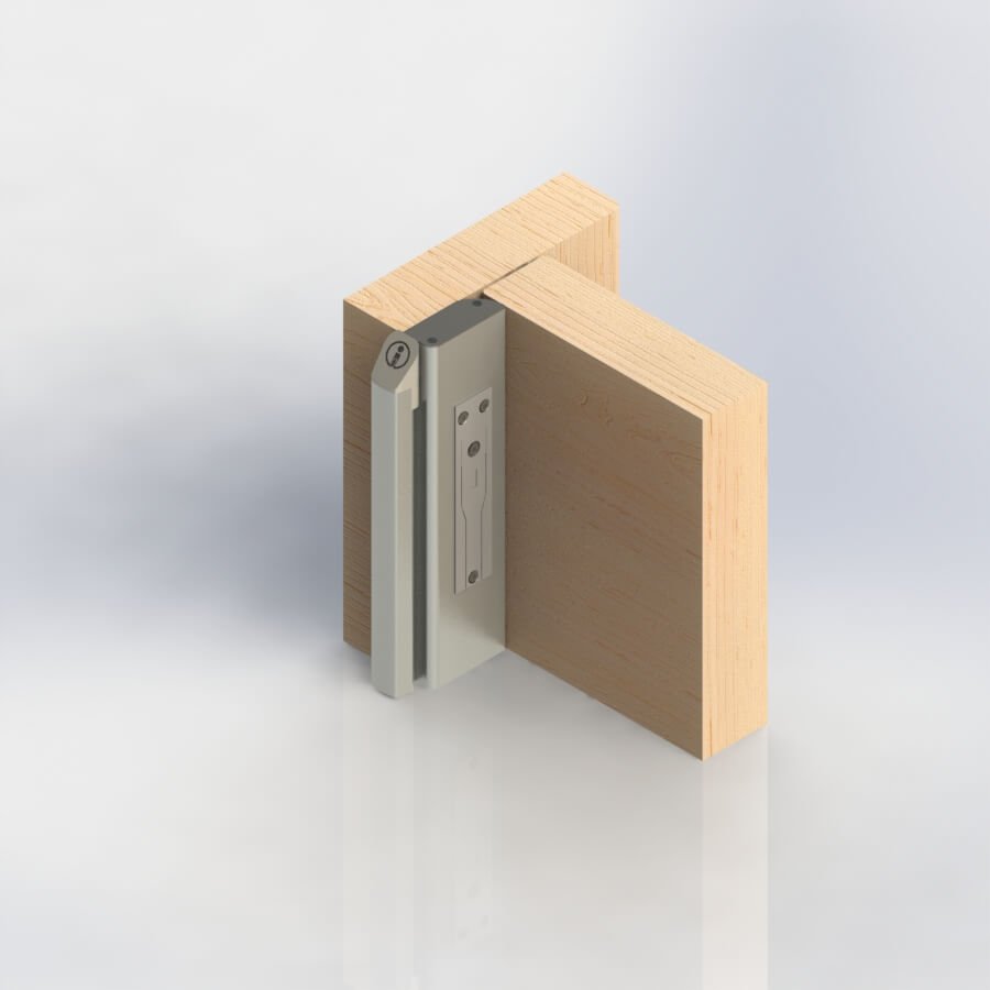 Removable Doorstop Frame Mounted Locking Intastop