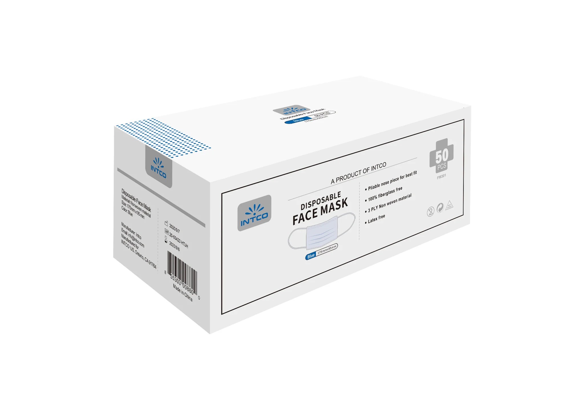 Civil Face Mask INTCO Medical Canada