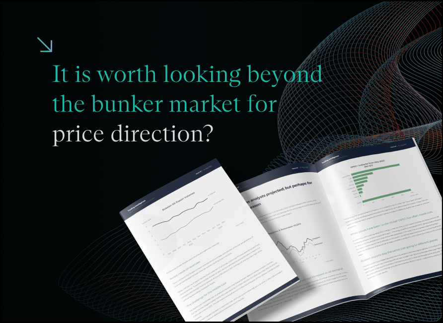 It is worth looking beyond the bunker market for price direction Integr8