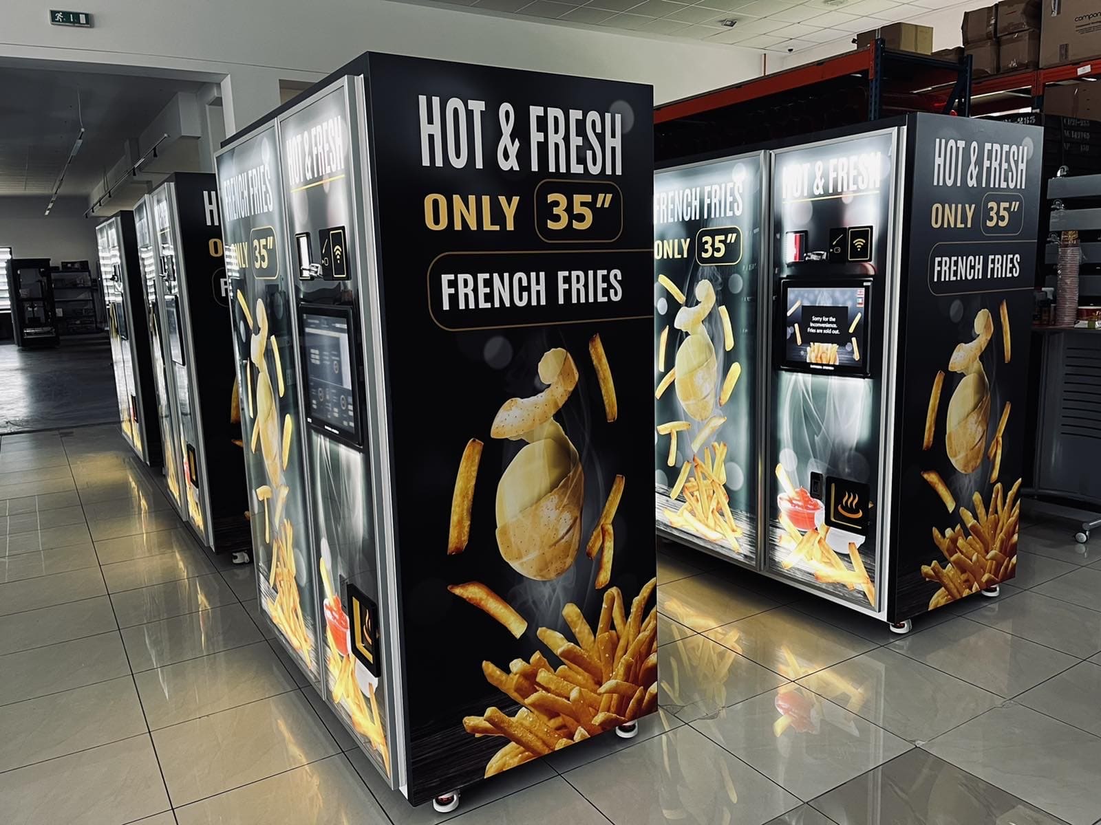 Products Integra French fry vending machine