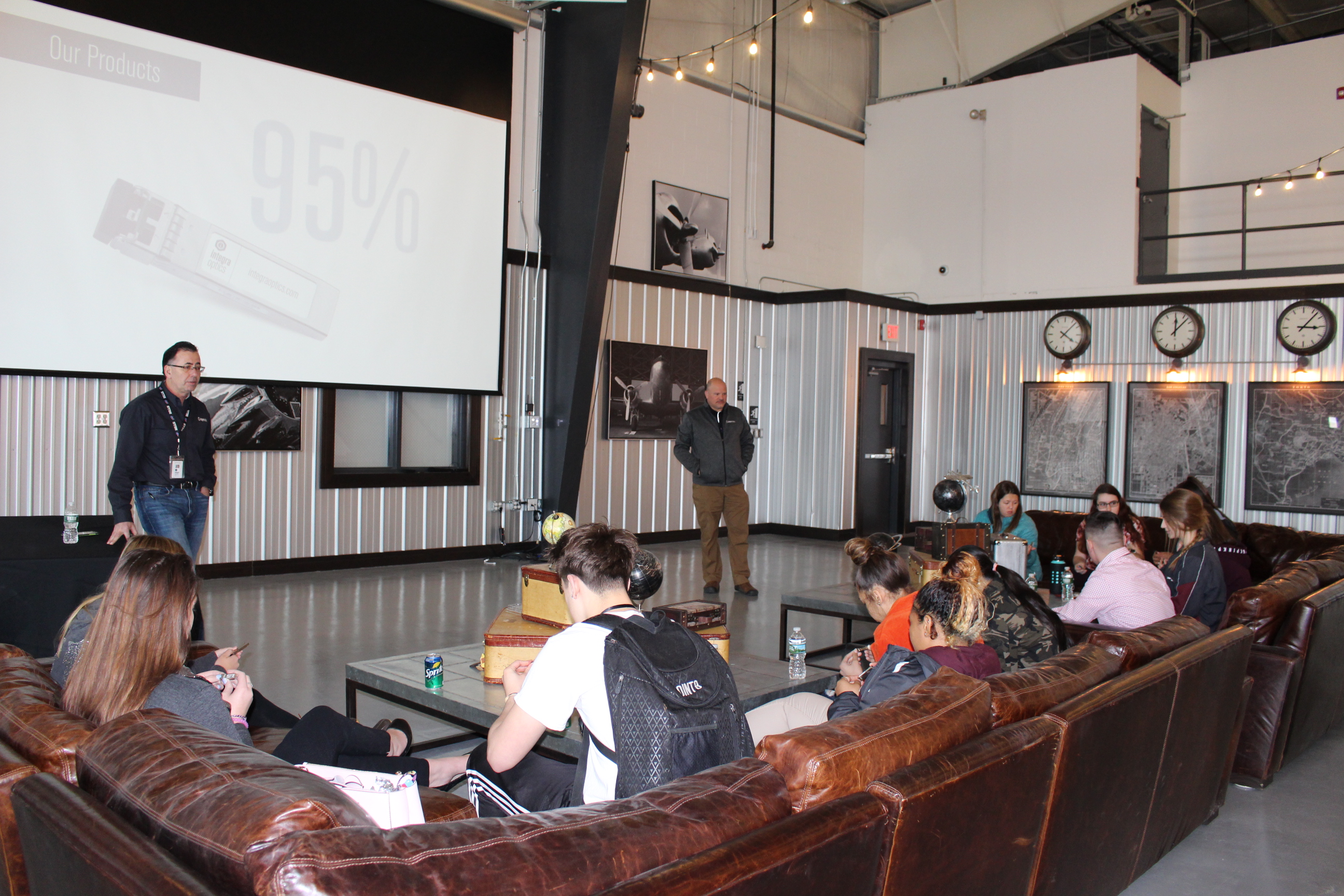 Junior Achievement of New York Visits Integra Optics Integra Optics