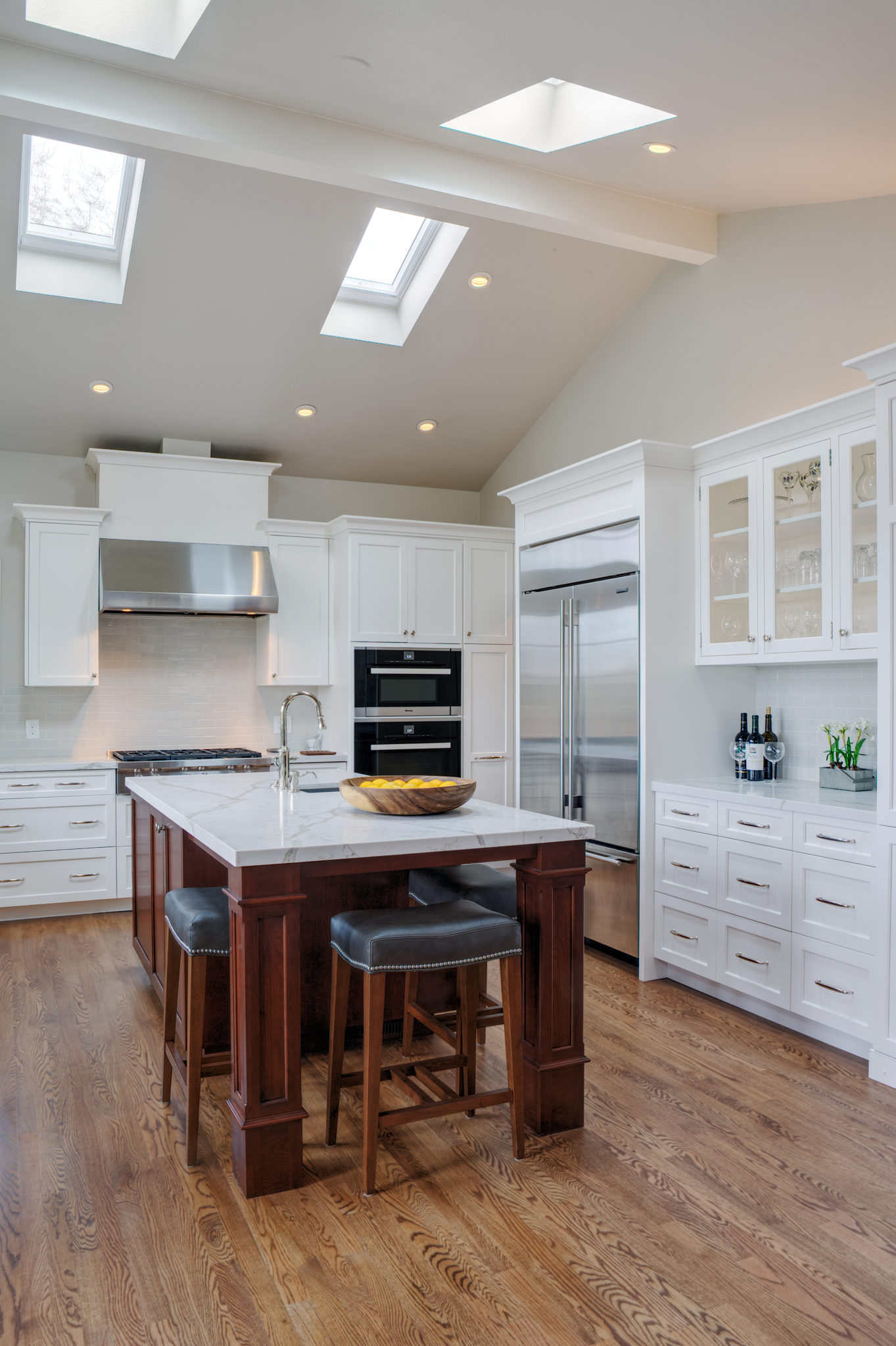 Vaulted Ceiling Kitchen Shelly Lighting