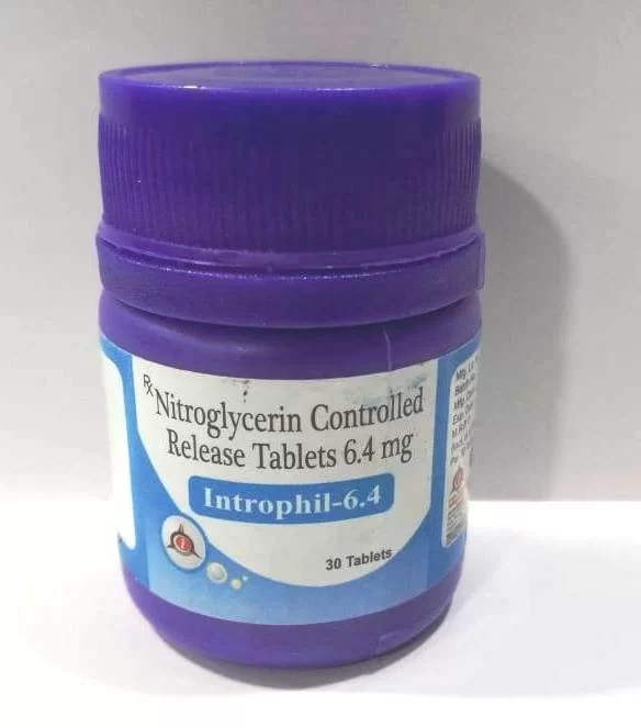 Nitroglycerin Controlled Tablet (Introphil 6.4) Integrated laboratories Pvt. Ltd.