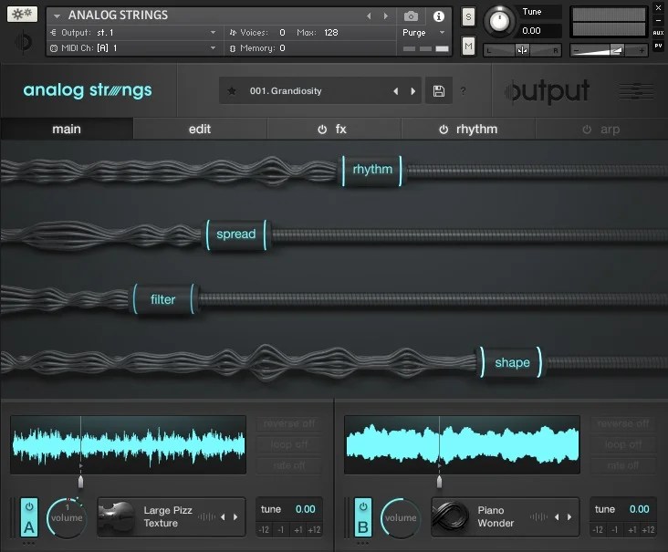 Output analog strings kontakt library dolfsn