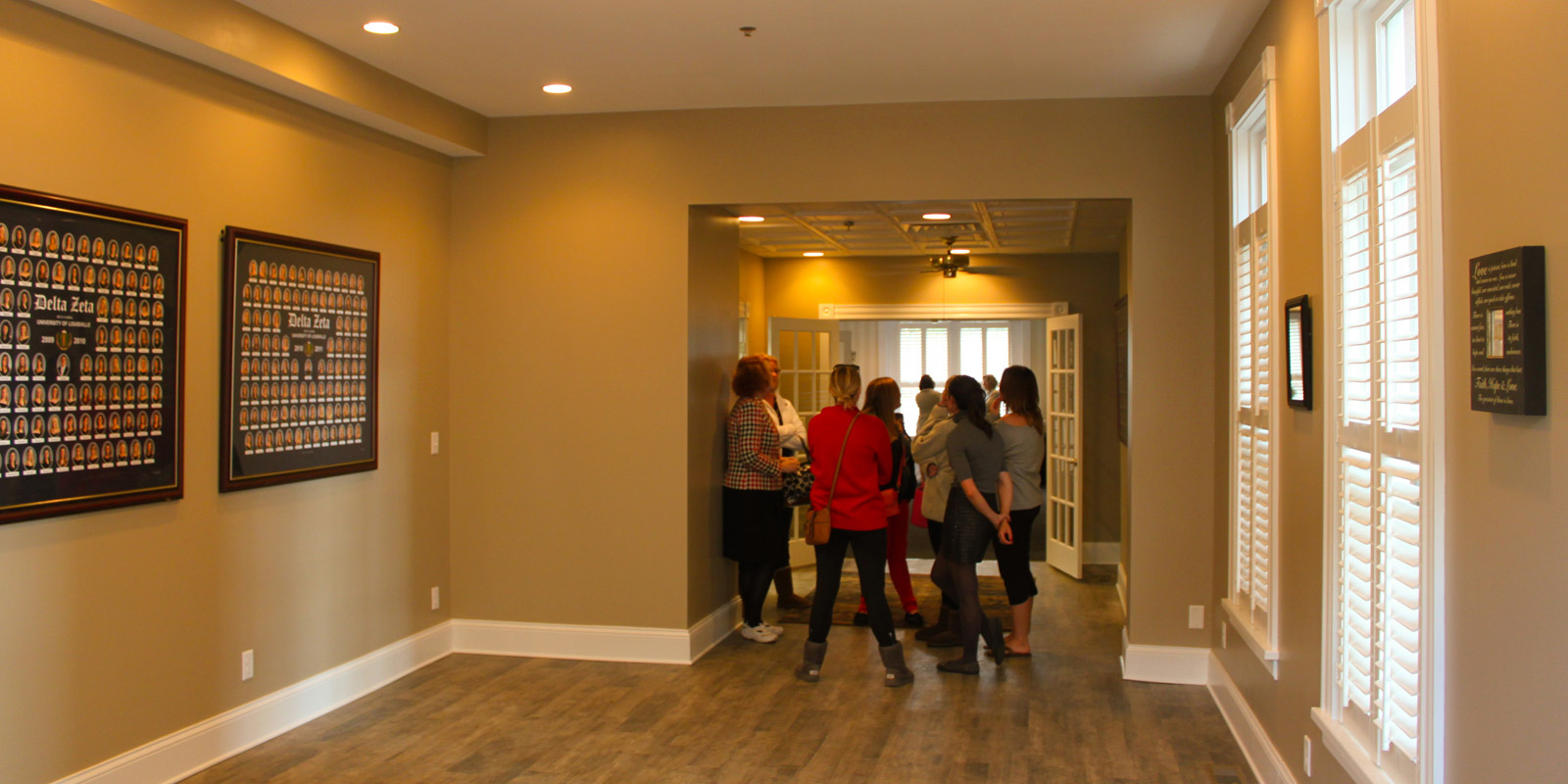 Delta Zeta Sorority House at the University of Louisville integrity