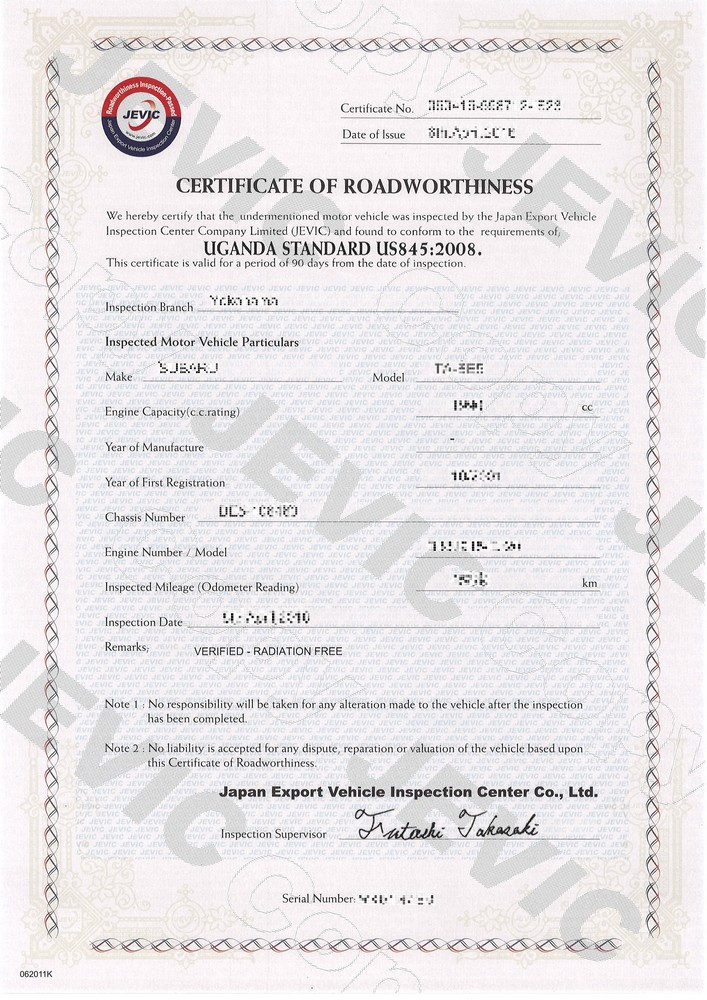 Inspections and Certifications Japanese Car Auctions Integrity Exports