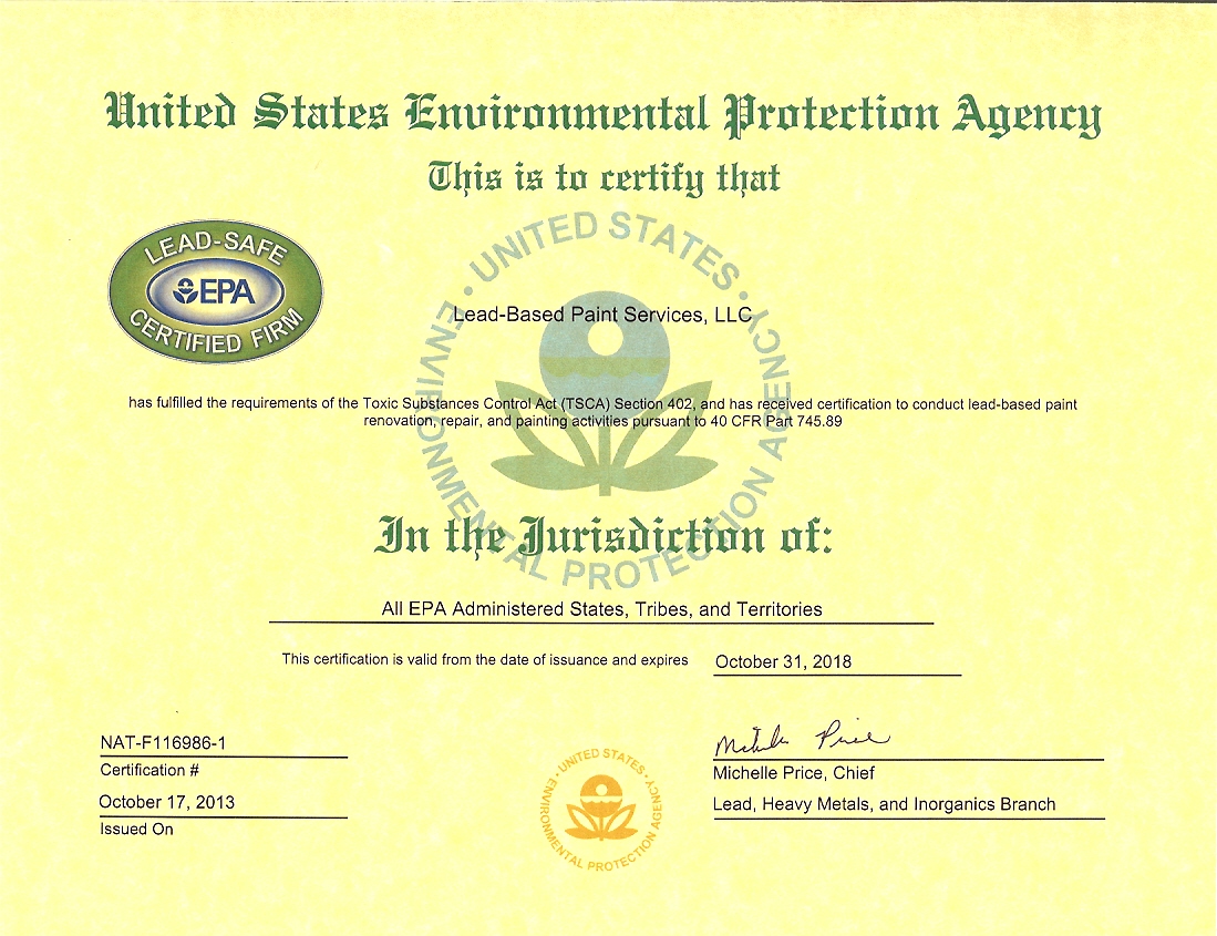 lead based paint inspection houston Maurine Murrell