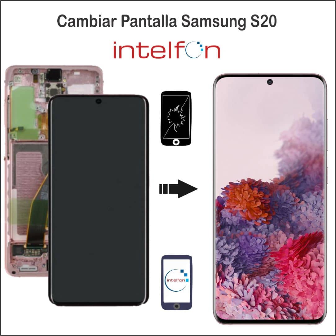 Cambiar pantalla samsung S20 Intelfon.es
