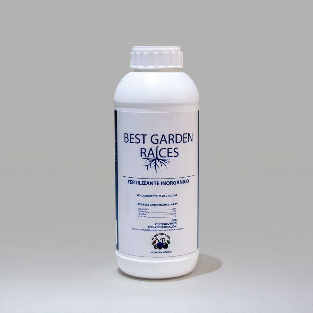 Best Garden Raíces Fertilizantes El Tractorcito Azul