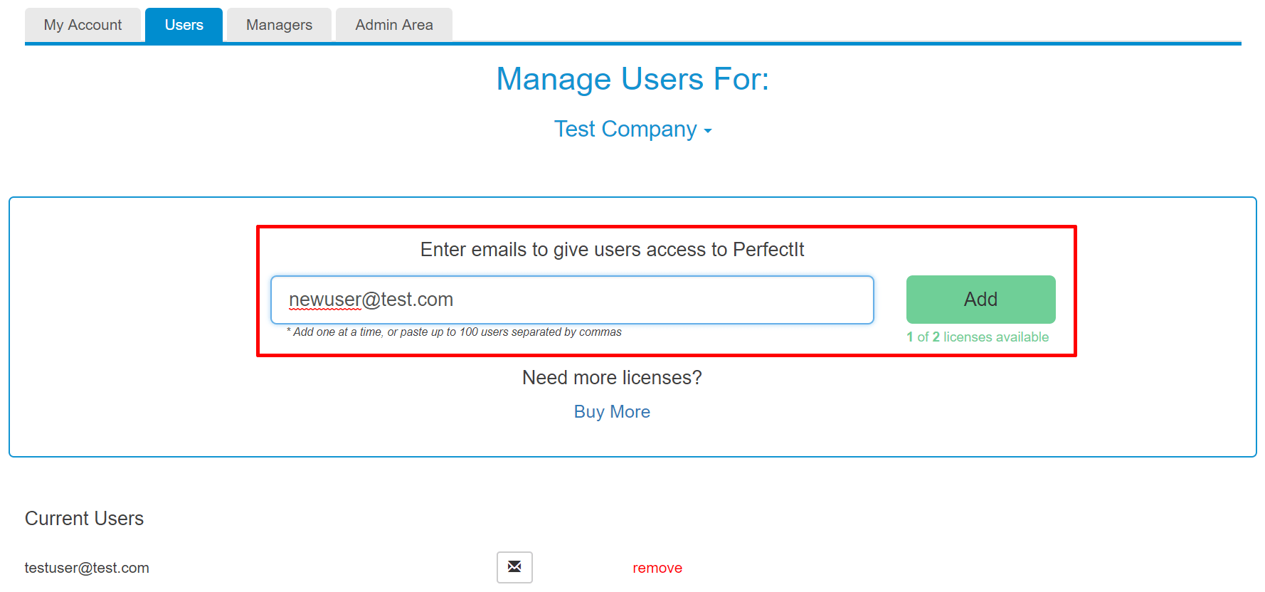 How do I assign licenses to users, or transfer licenses between users