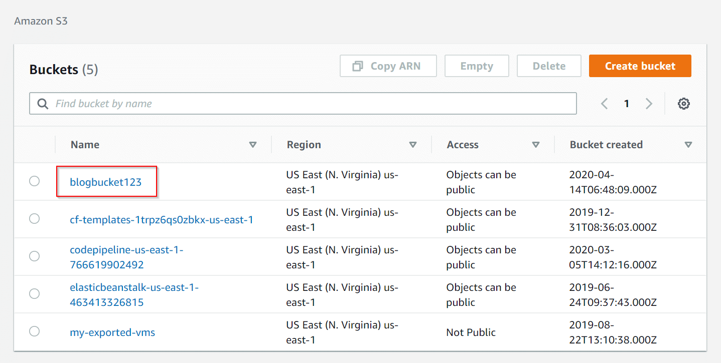 Aws Cli S3 List Buckets at Evelyn Adams blog