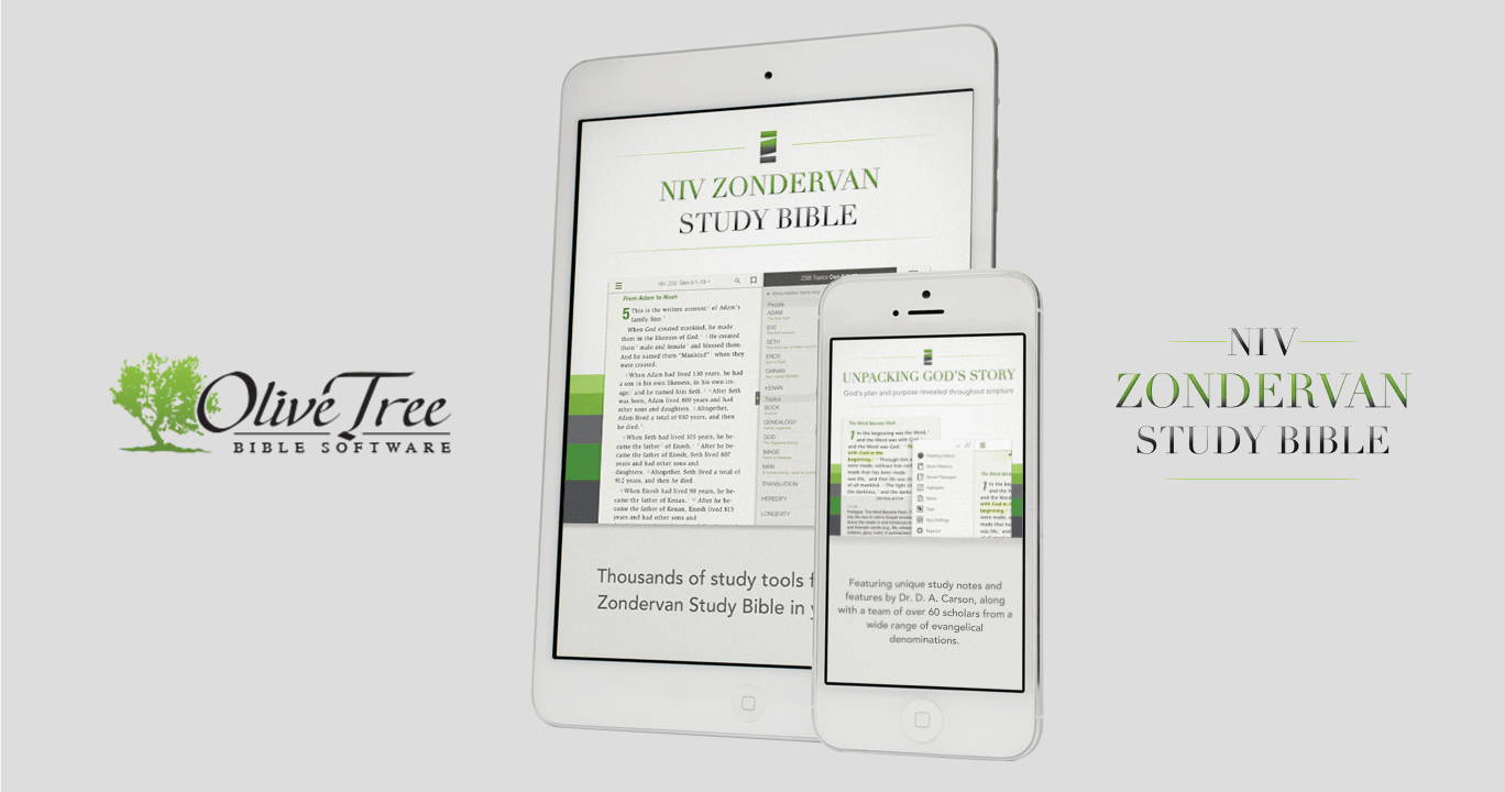 Olive Tree Bible Software's New Zondervan Study Bible App IntelliTect