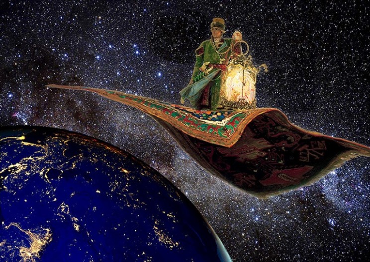 Using Flying Carpets to Light the World
