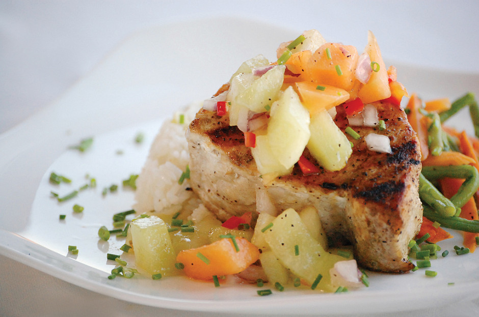 Grilled Swordfish Steaks with Lemon Oregano Marinade Intense