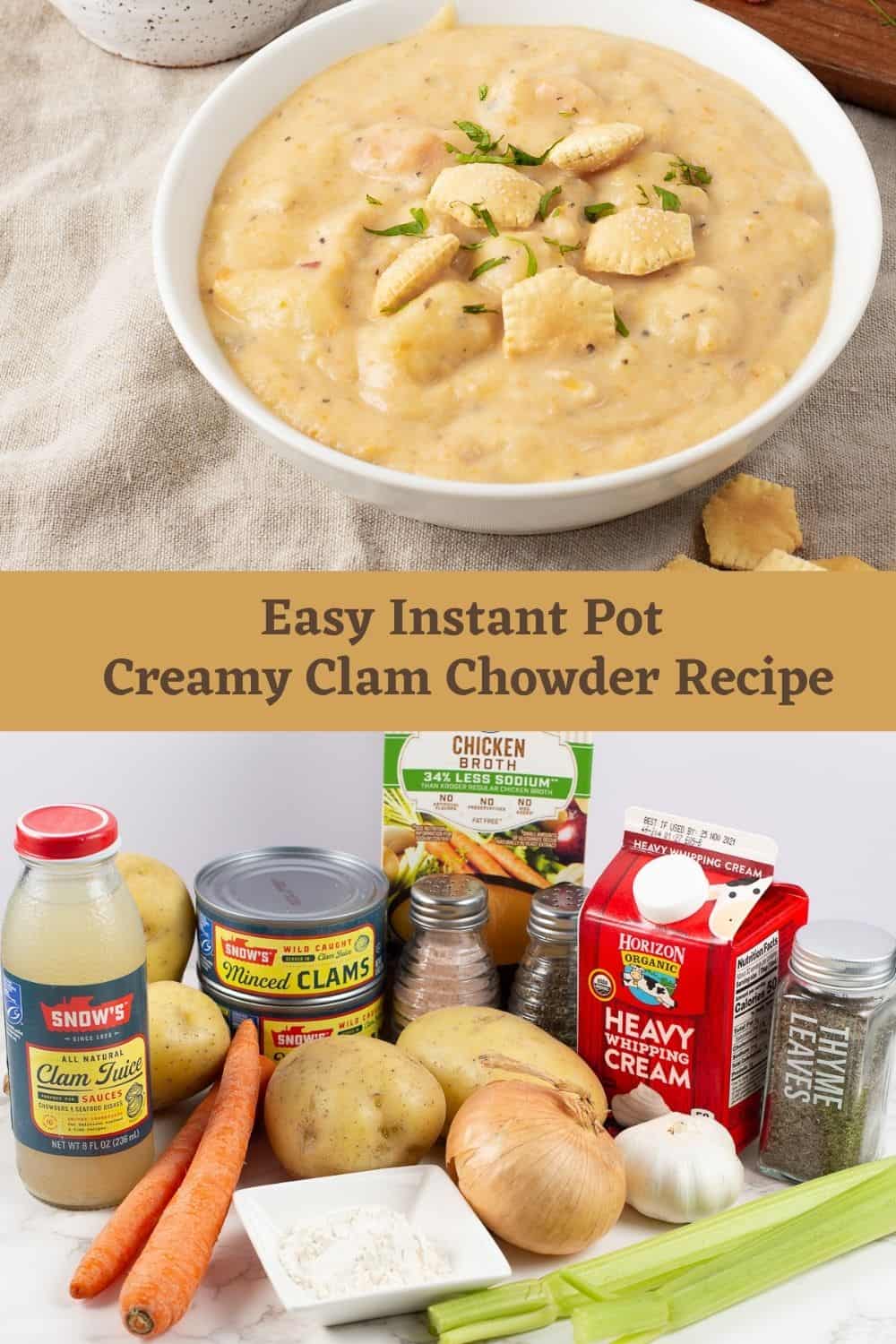 Creamy Instant Pot Clam Chowder Recipe Intentional Hospitality