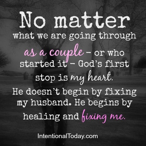 Your Husband is Not the Problem Intentional Today