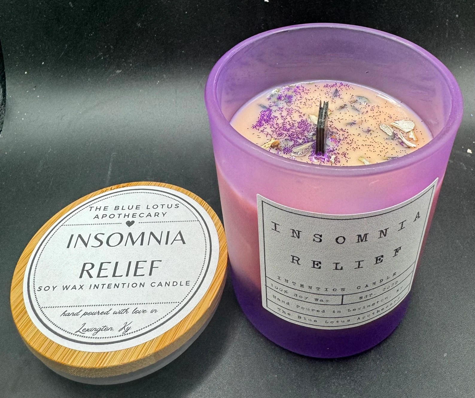 Insomnia Relief Intention Candle Intention Boutique