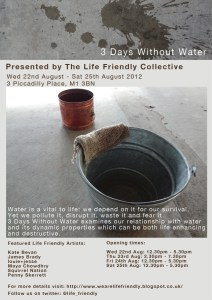 3 days without water poster