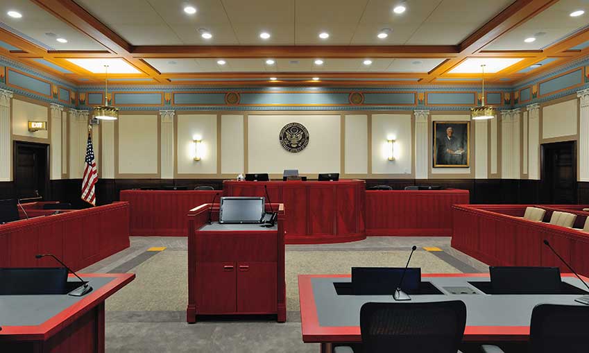 Joseph P. Kinneary U.S. Courthouse Courtroom Renovation Interactive