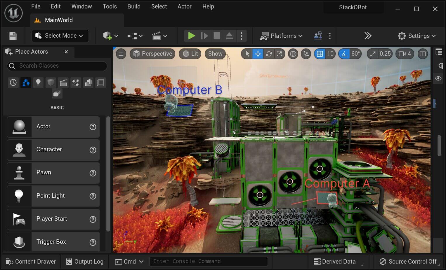 Collaborative World Building in Unreal Engine with Multi-User Editing