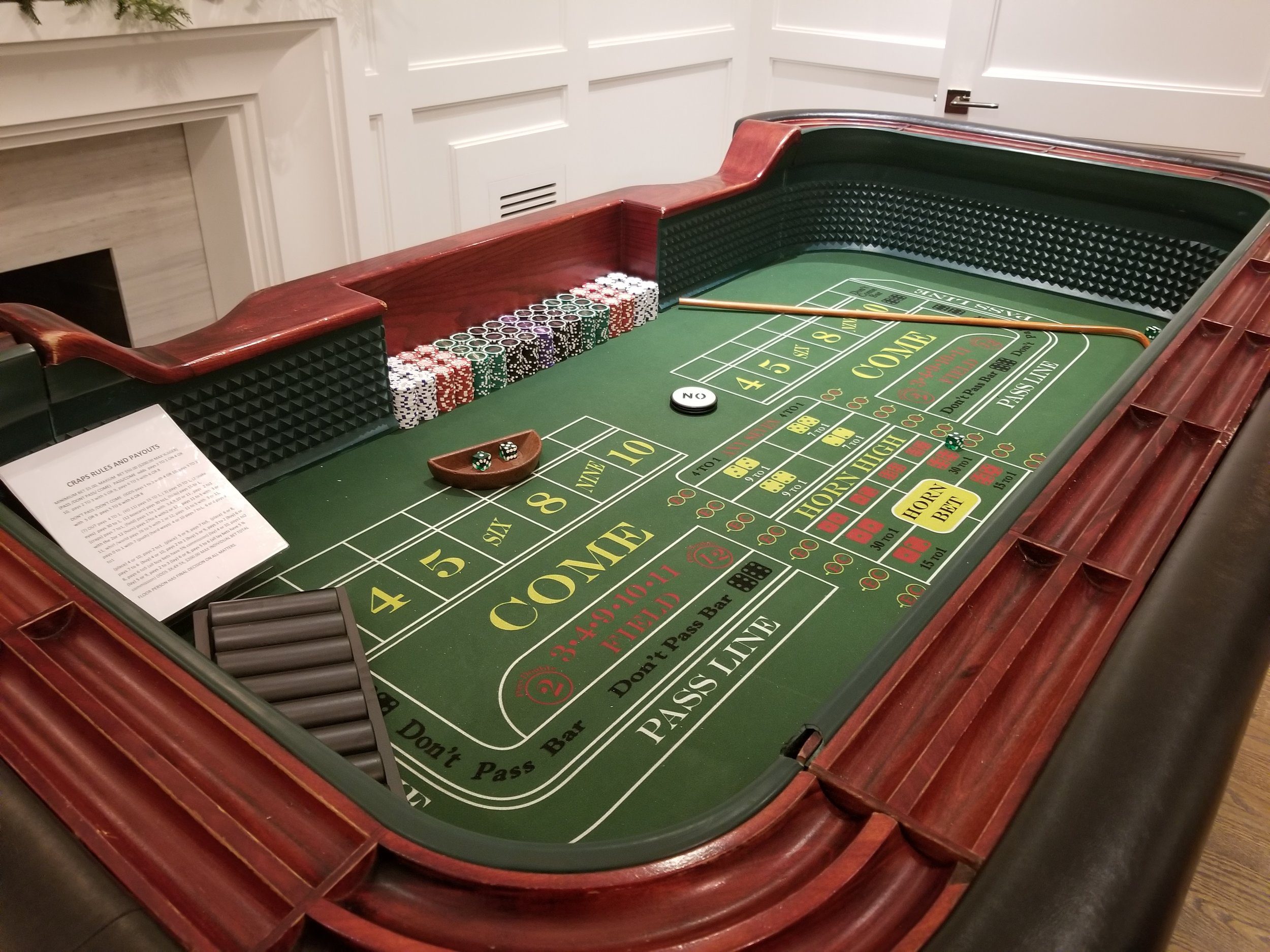Craps Table Rentals Interactive Entertainment Group, Inc.