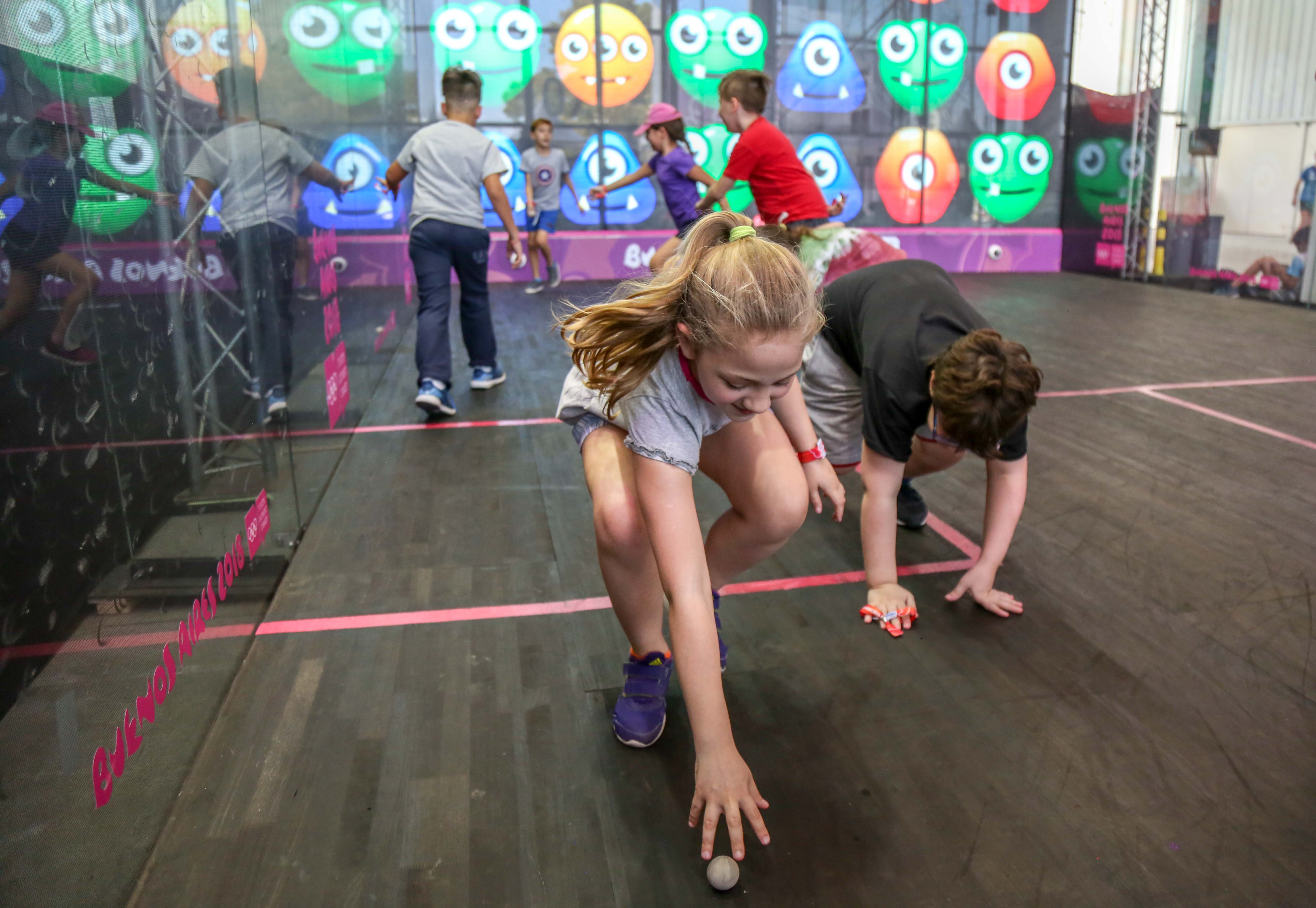 40 meters lines to enter Squash Courts This is the New Norm