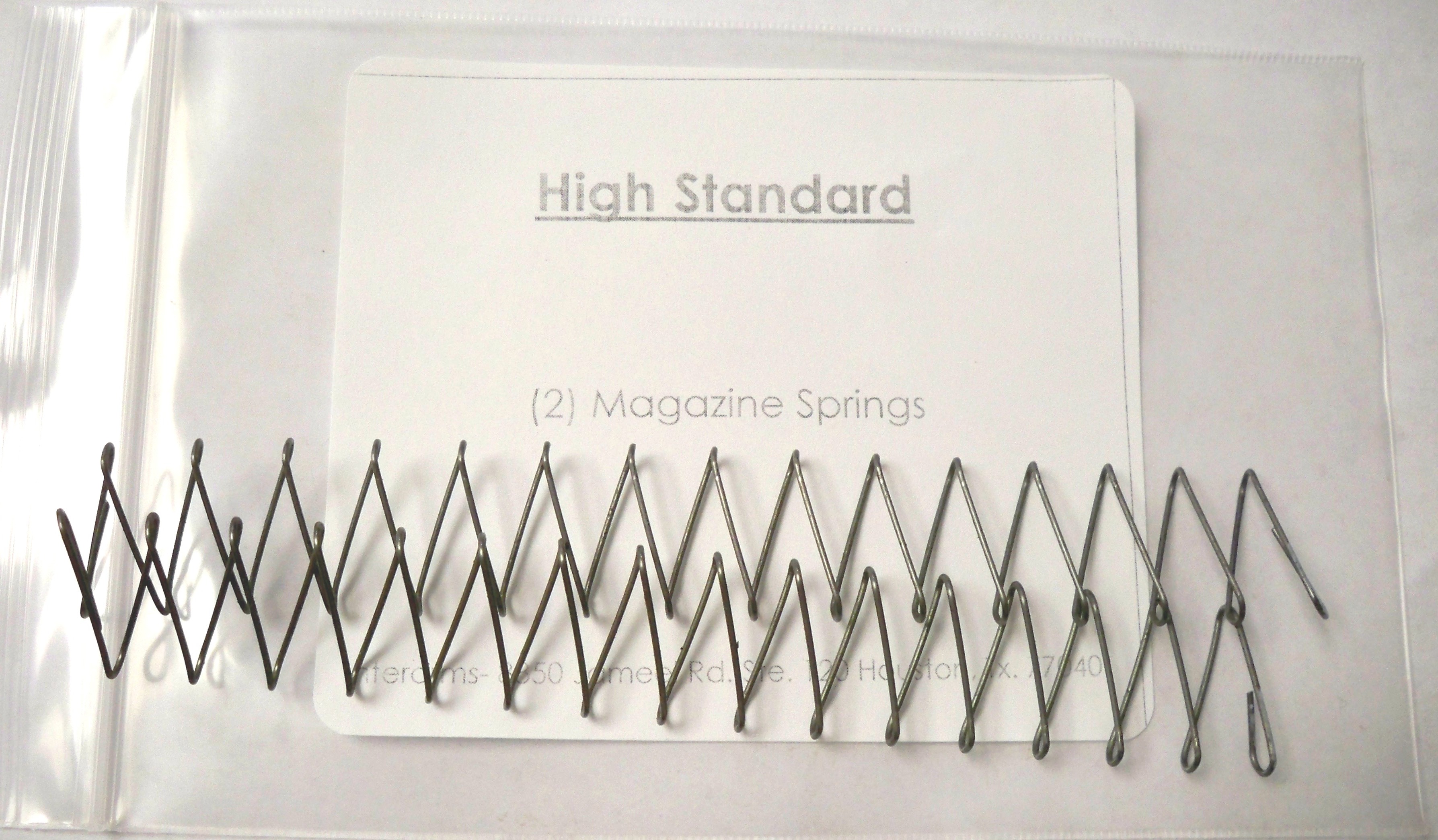 High Standard (2) Magazine Springs InterArms Inc.