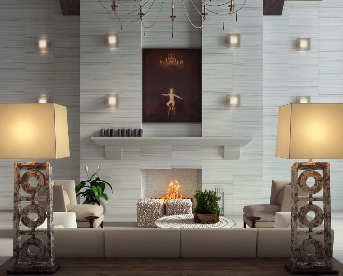 Contour Zebrino Living Room « Interceramic