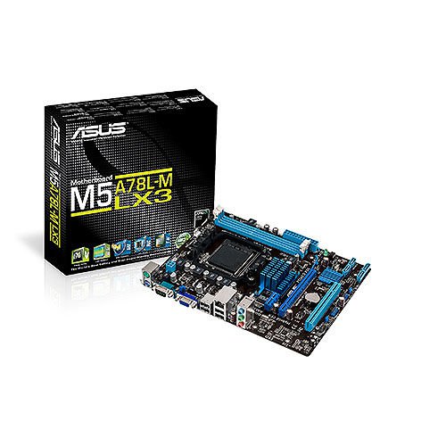 Tarjeta Madre Asus M5A78LM LX3, AMD AM3+, DDR3, MATX M5A78LM LX3