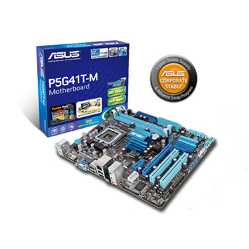 Tarjeta Madre Asus LGA775, Chipset G41, AVR, DDR3 1333/1066/800, MATX