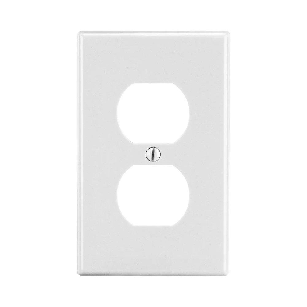 Tapa Hubbell HUBP8W Para Contacto Dúplex