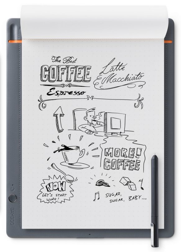 Tabletas Gráfica Bamboo Slate 33cm x 25cm Bluetooth