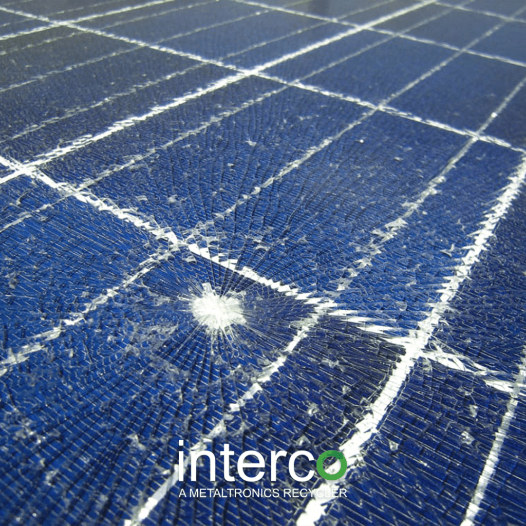 Scrap PV Solar Panel Modules Disposal Services Interco