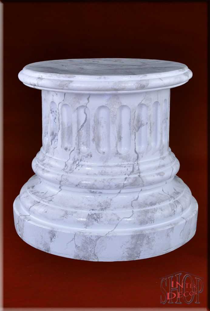 Podest Säule Blumensäule Dekosäule Griechische Marmor Optik 1007 PM