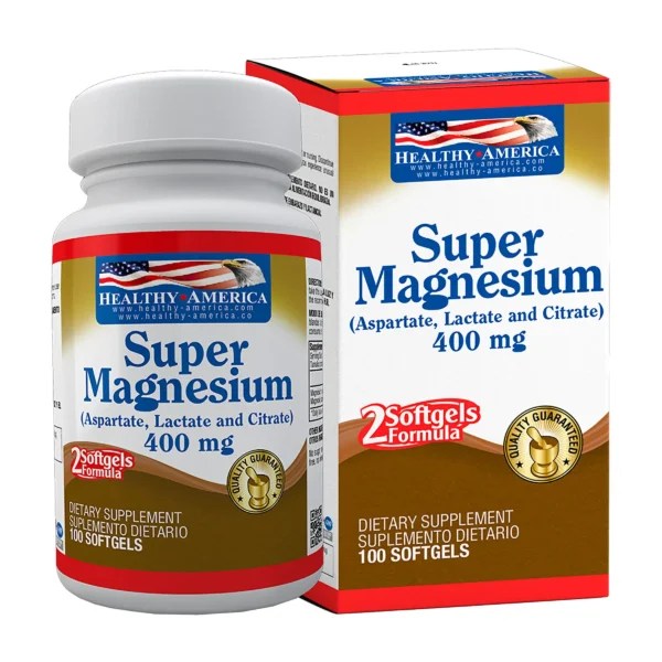 Super magnesio 400 mg 100 softgels Interdrogas