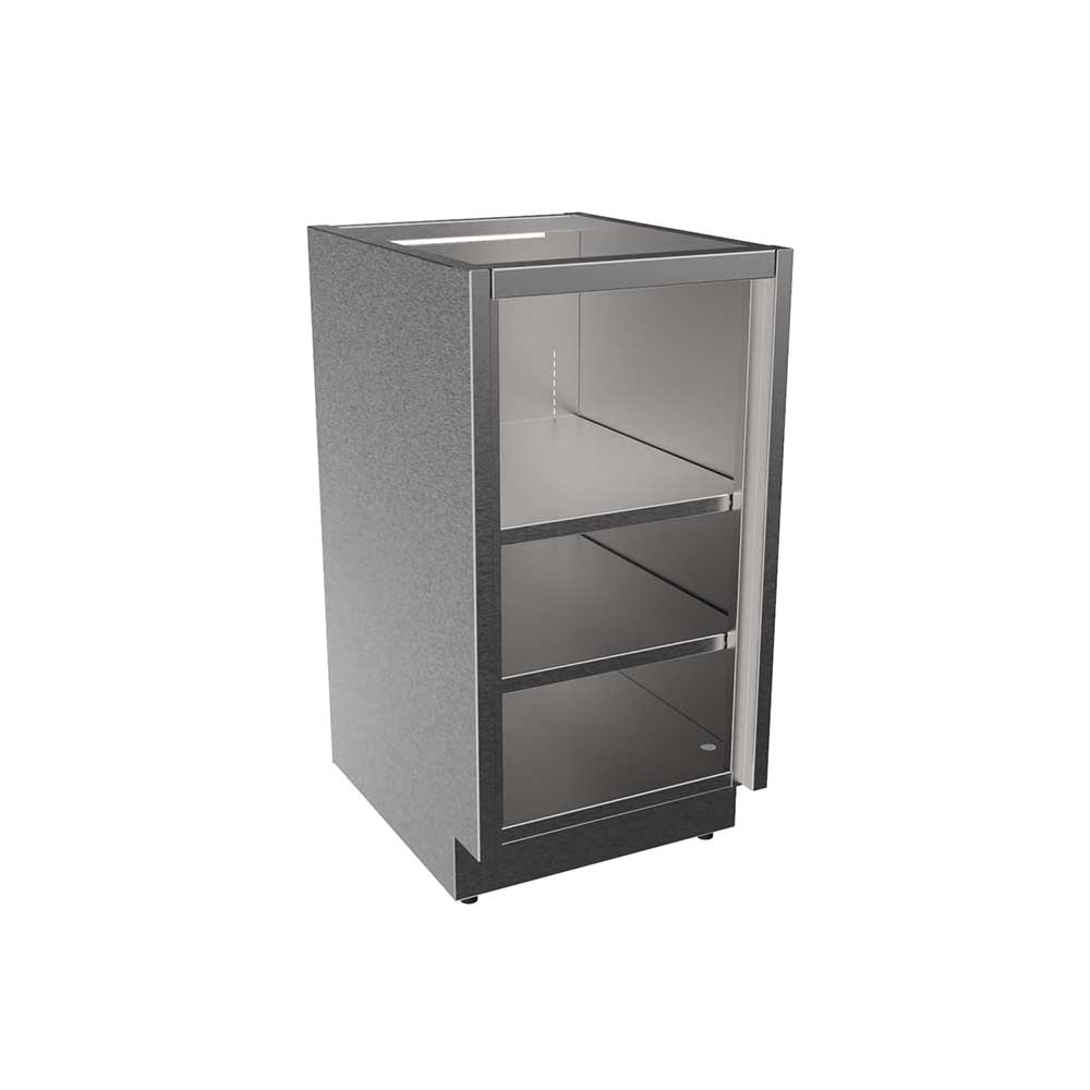 SBC3518OF Stainless Steel Standing Height Base Open Face