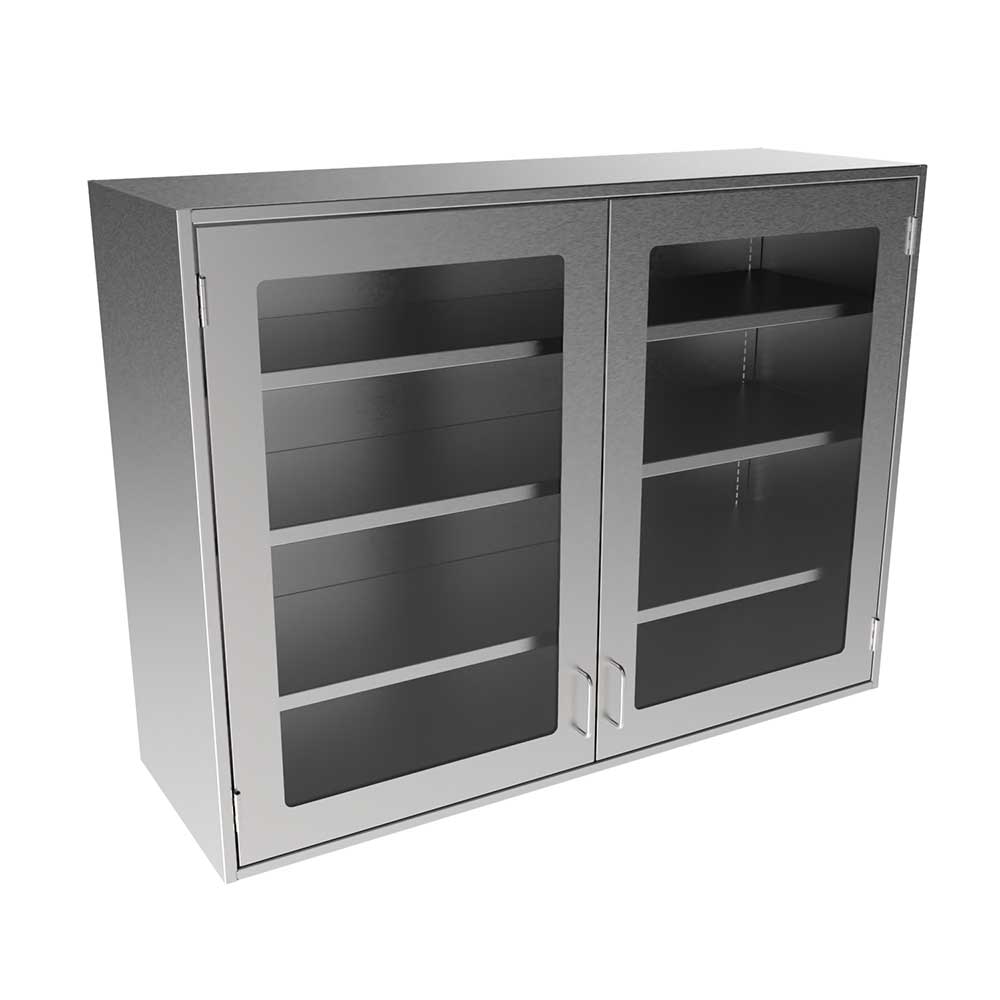 SWC3648GD Stainless Steel Framed Glass Door Wall Inter Dyne