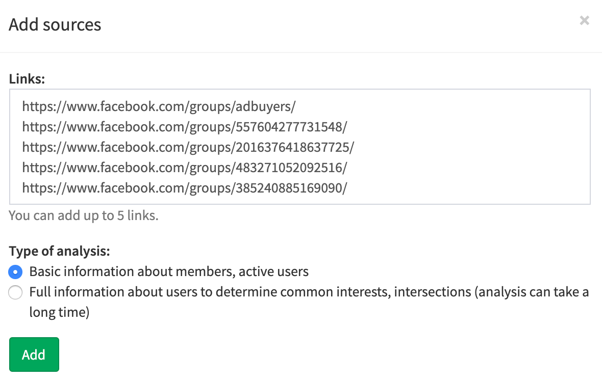 LeadEnforce Review, howto target Facebook pages & groups