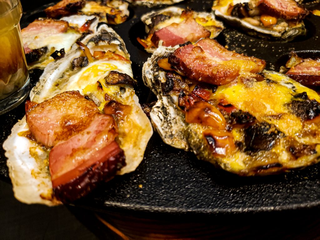 Roasted Quail Egg Oysters Interesting Feedings