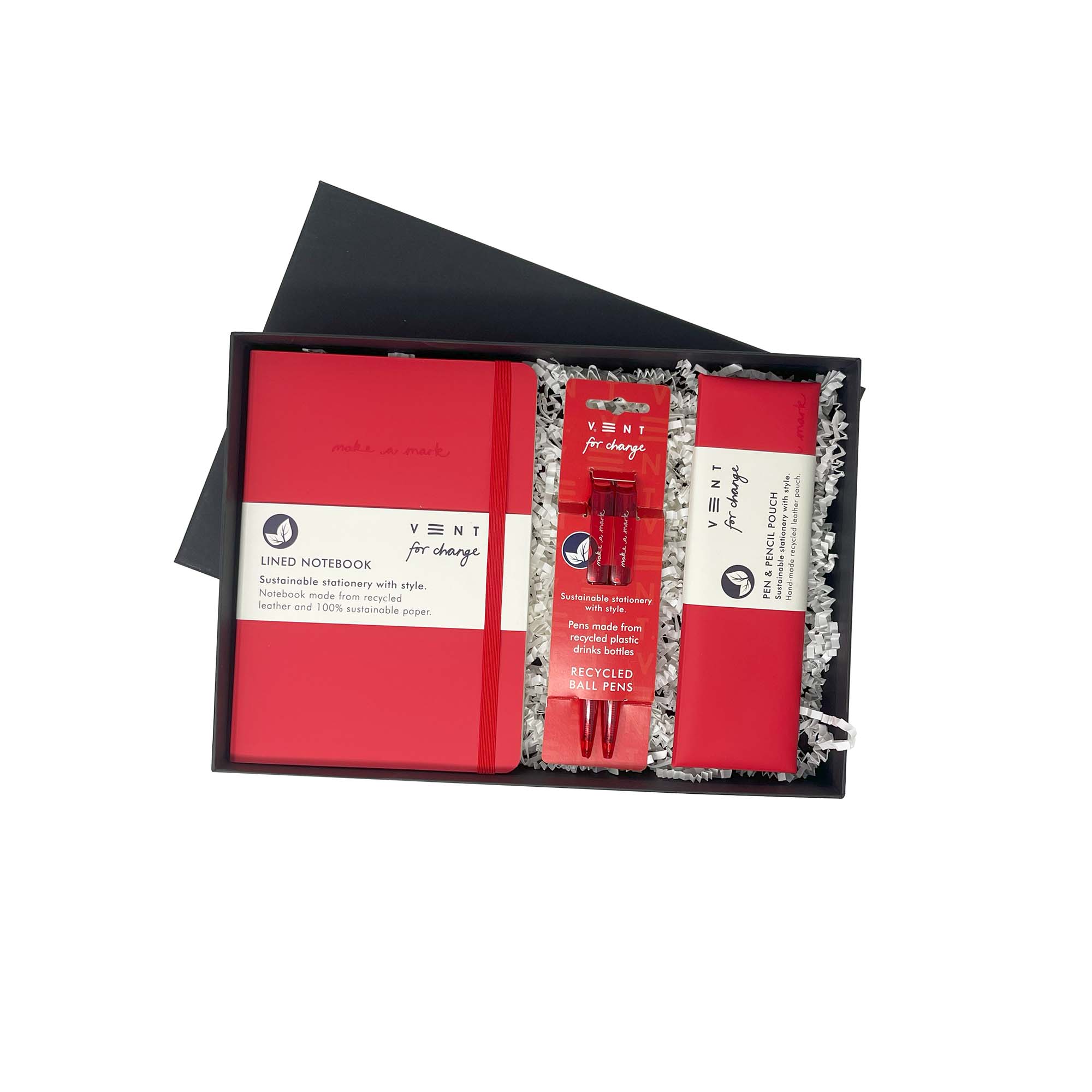 Red Stationery Set VENT for Change Interestingly Different