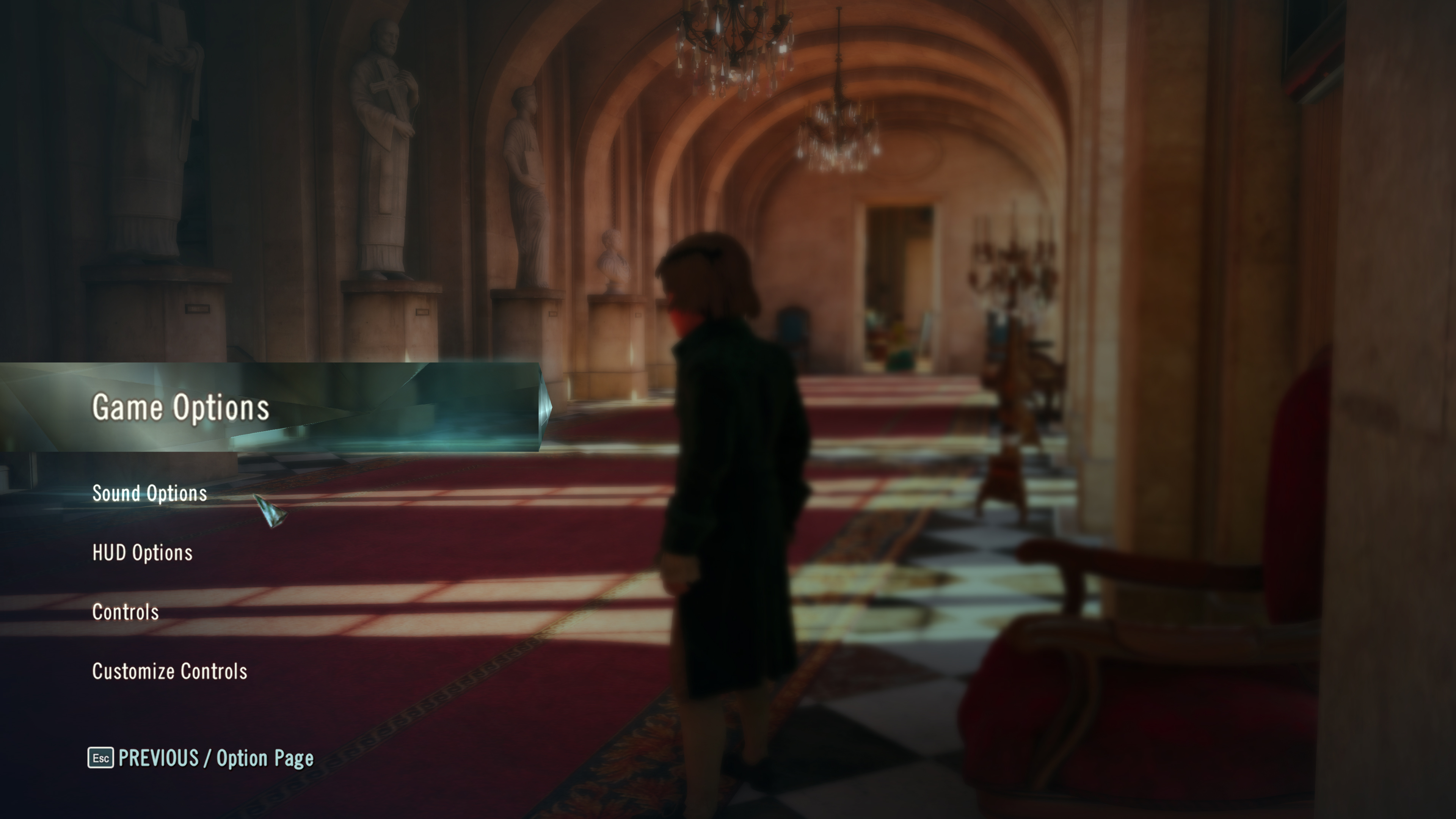 Game options Assassin’s Creed Unity Interface In Game