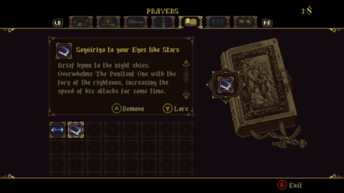 Blasphemous Interface In Game Video game UI