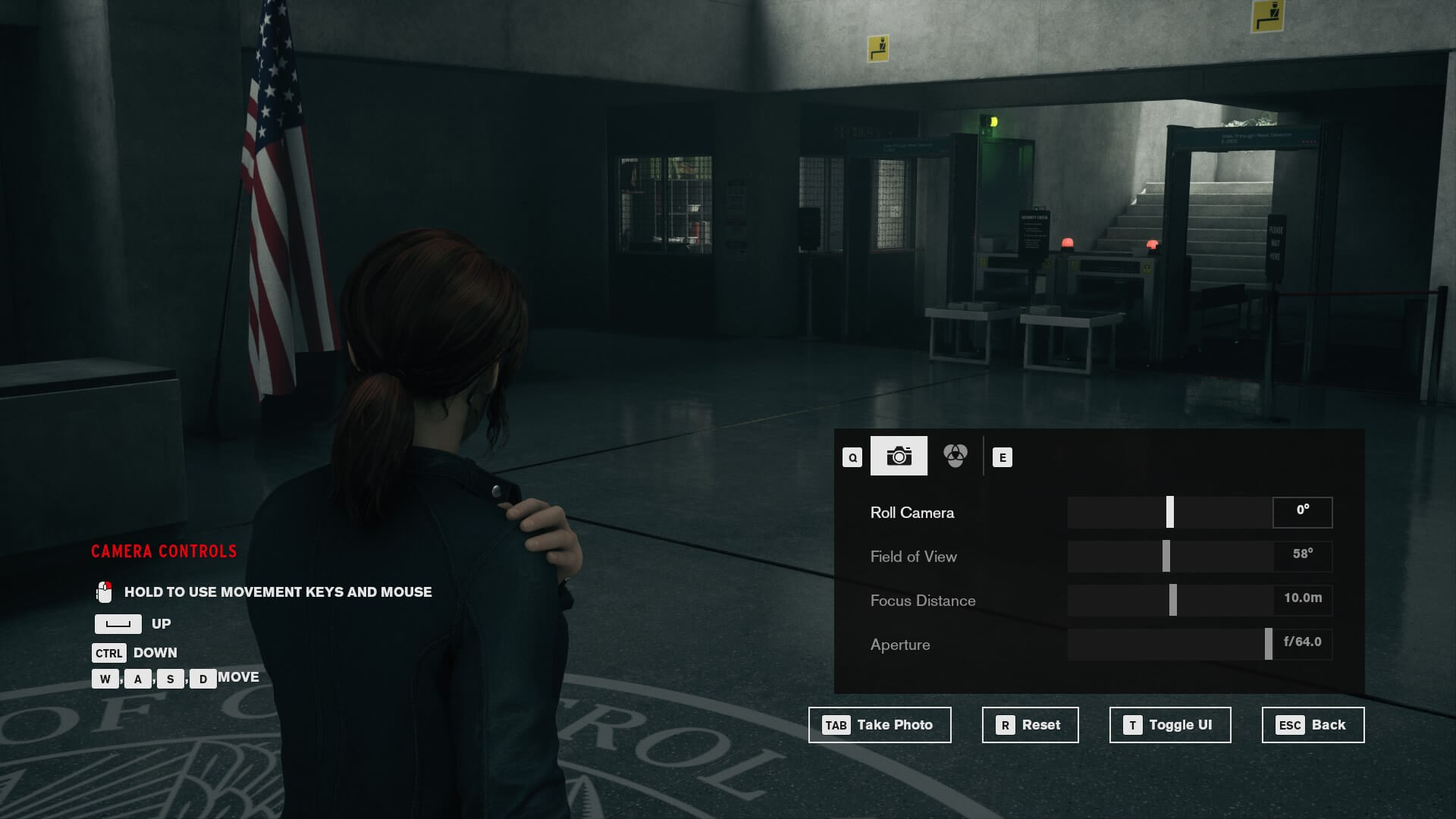 Camera controls Control Interface In Game