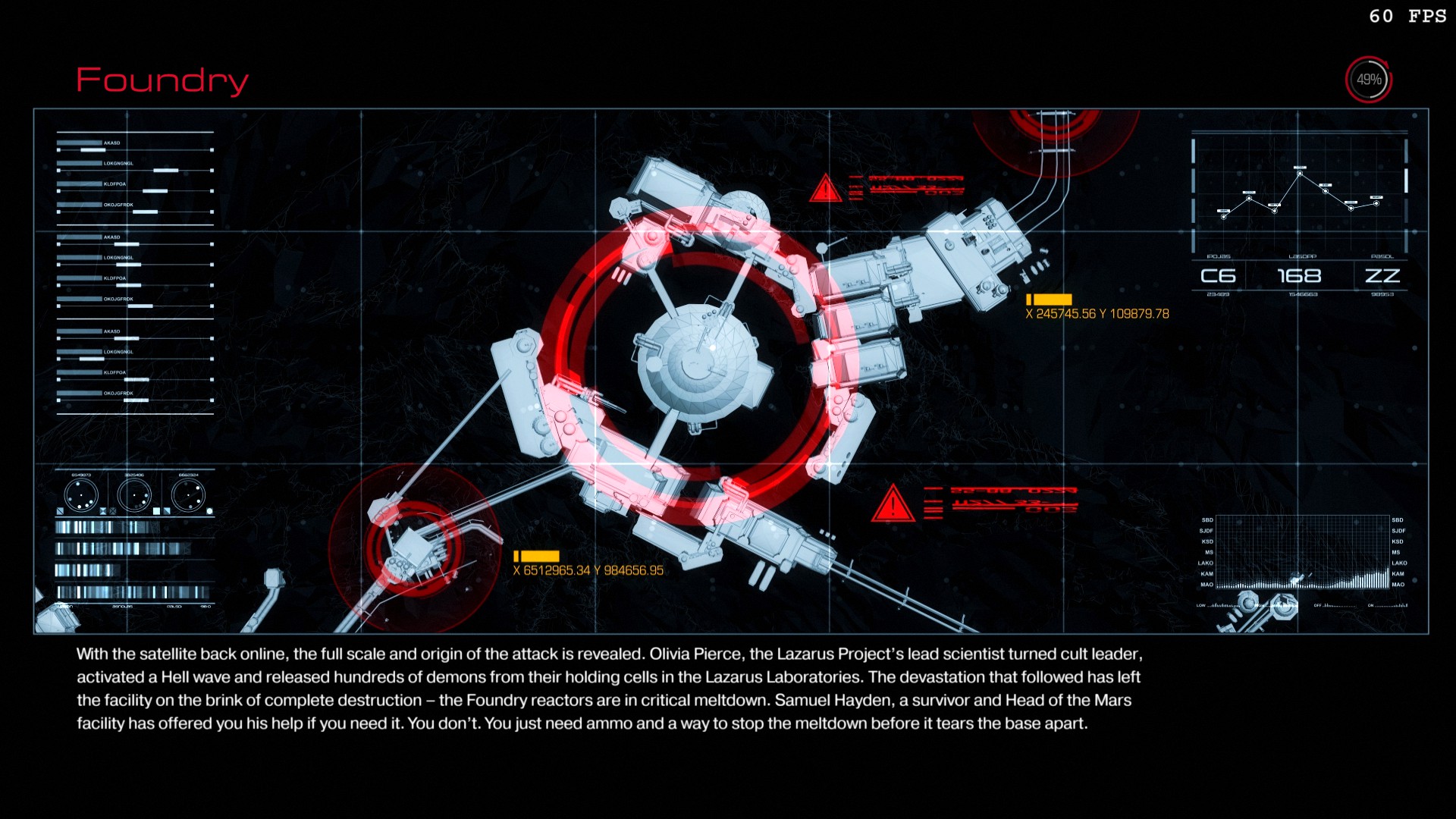 Mission loading DOOM Interface In Game